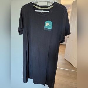 Women's grey short sleeve dress